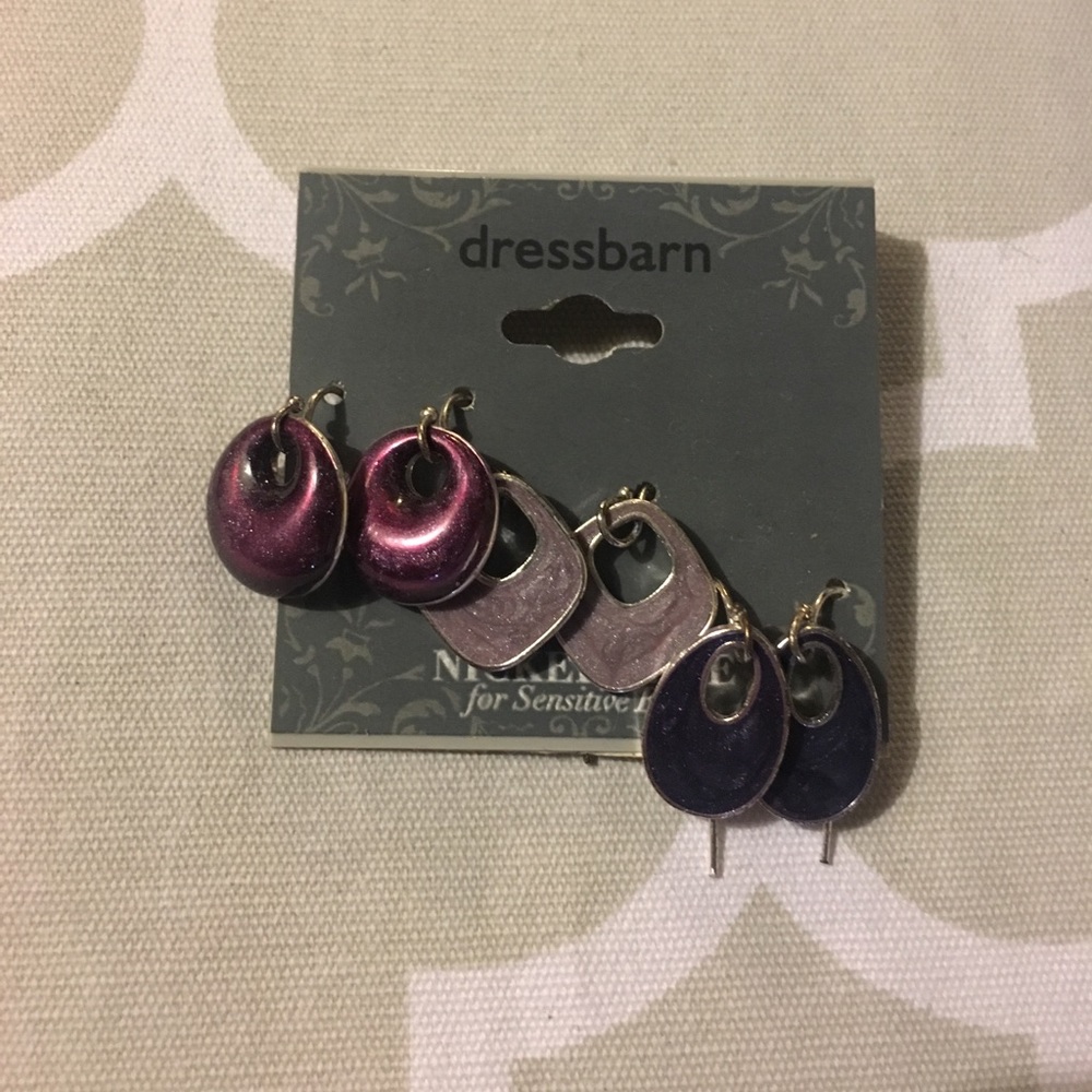 Shades of purple Dangle Earrings